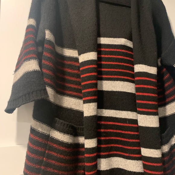 Gorgeous pre fall/fall fringe trend Joie open Sweater Cardigan/jacket - Picture 2 of 7